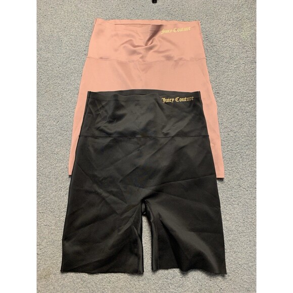 Juicy Couture Intimates Shapewear Shorts Mauve & Black Womens High Rise Contour - Picture 1 of 11